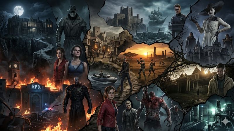 A Ordem Canônica pra se jogar Resident Evil