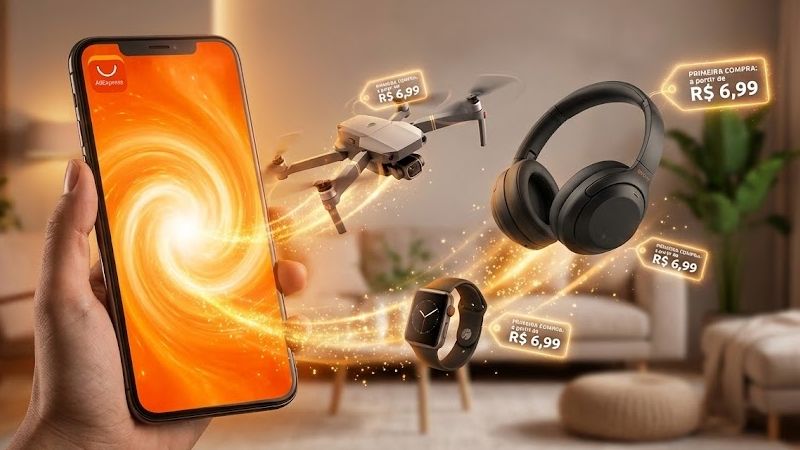 Mais Barato que uma Coxinha: O "Bug" do AliExpress com Produtos a Partir de R$ 6,99 (E Sim, Chega Mesmo!)